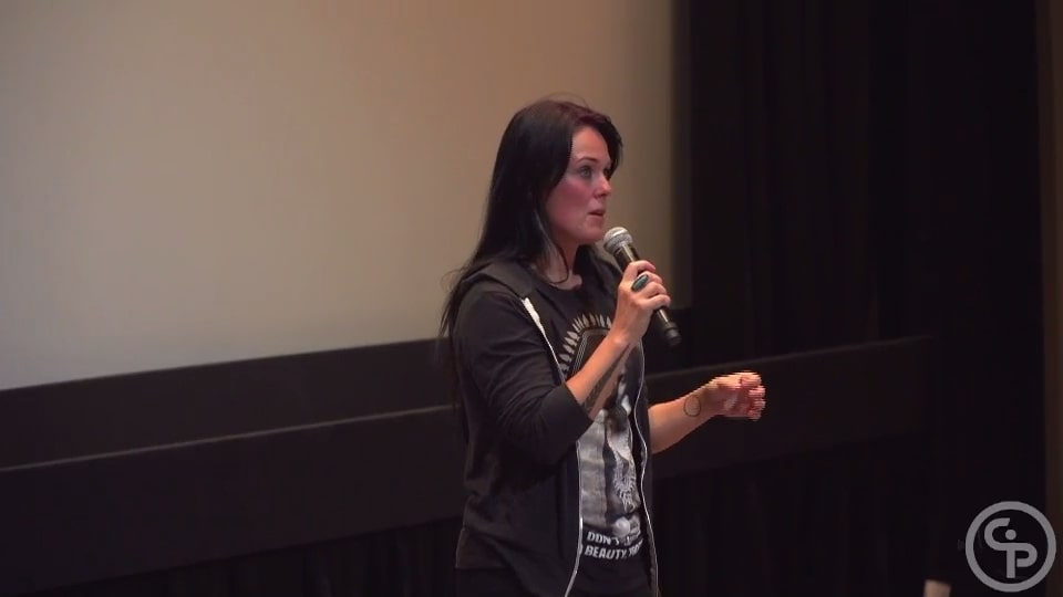 Still from Q&A with Michelle Latimer - RISE: SACRED WATER & RED POWER