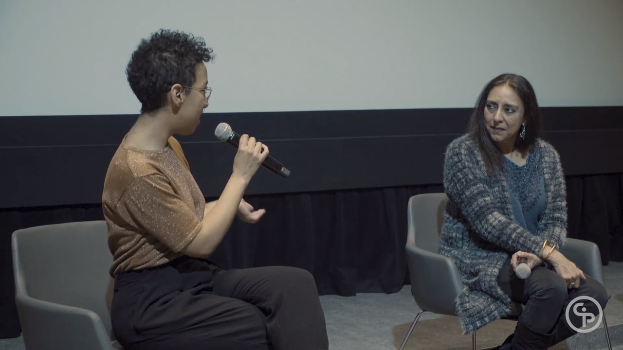 Still from Q&A with Marilou Craft, Touhami Rachid Raffa, and Yasmin Jiwani - WHITE RIGHT: MEETING THE ENEMY