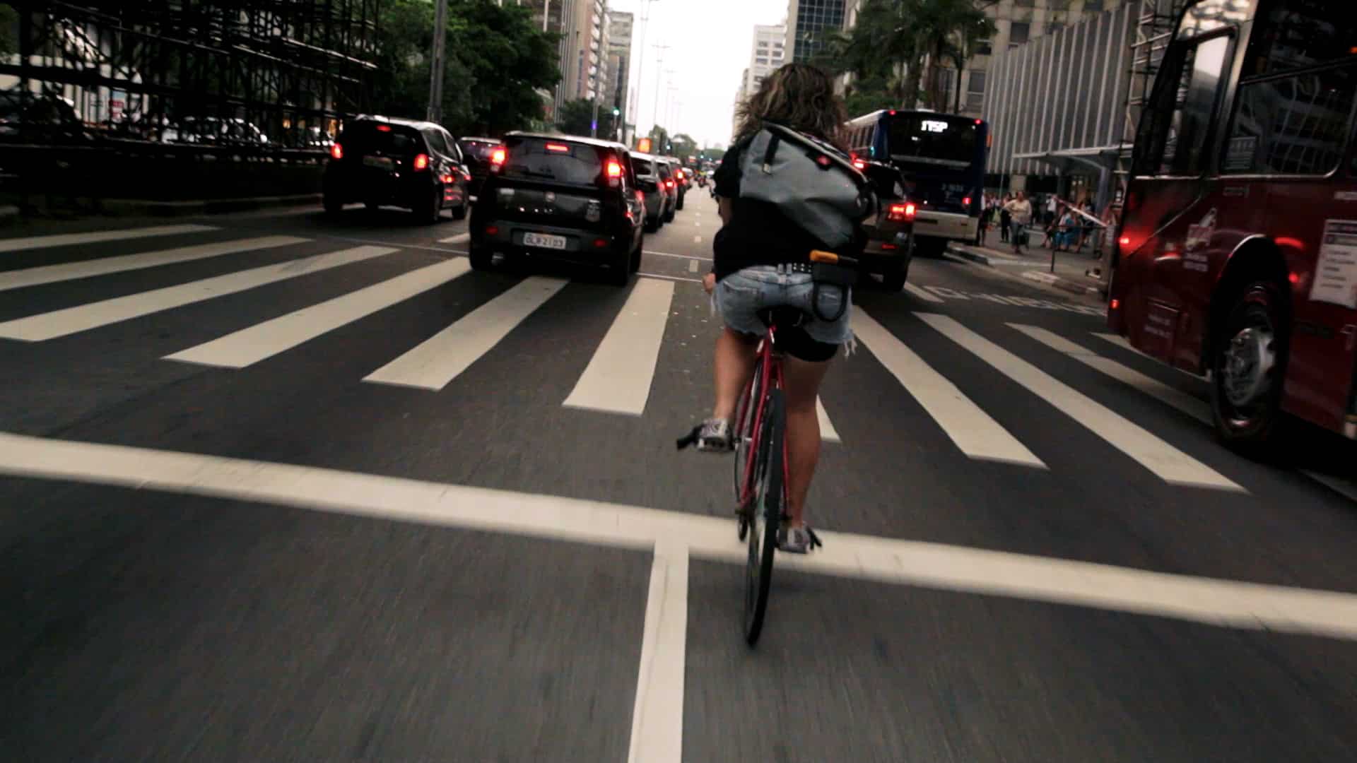 Still from Bikes vs Cars