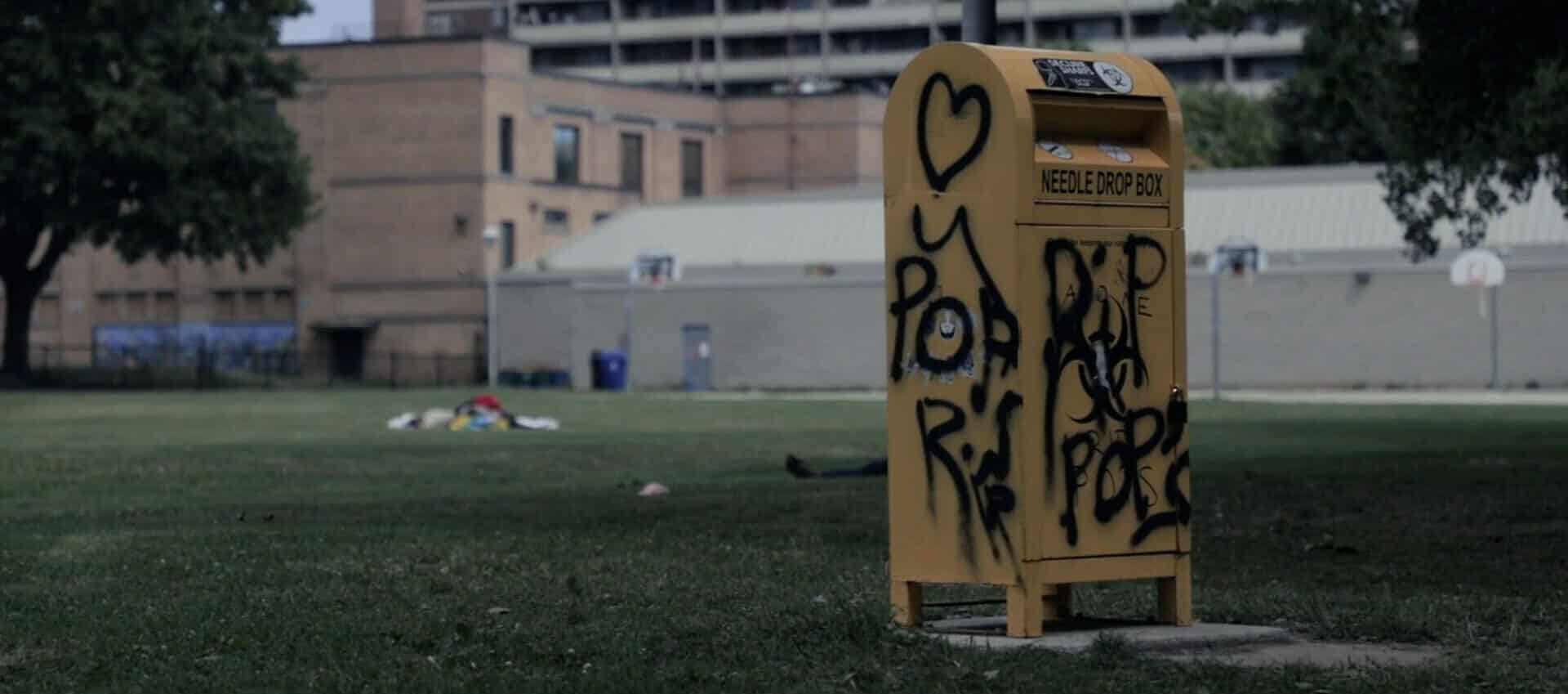 Still from Flood: The Overdose Epidemic in Canada