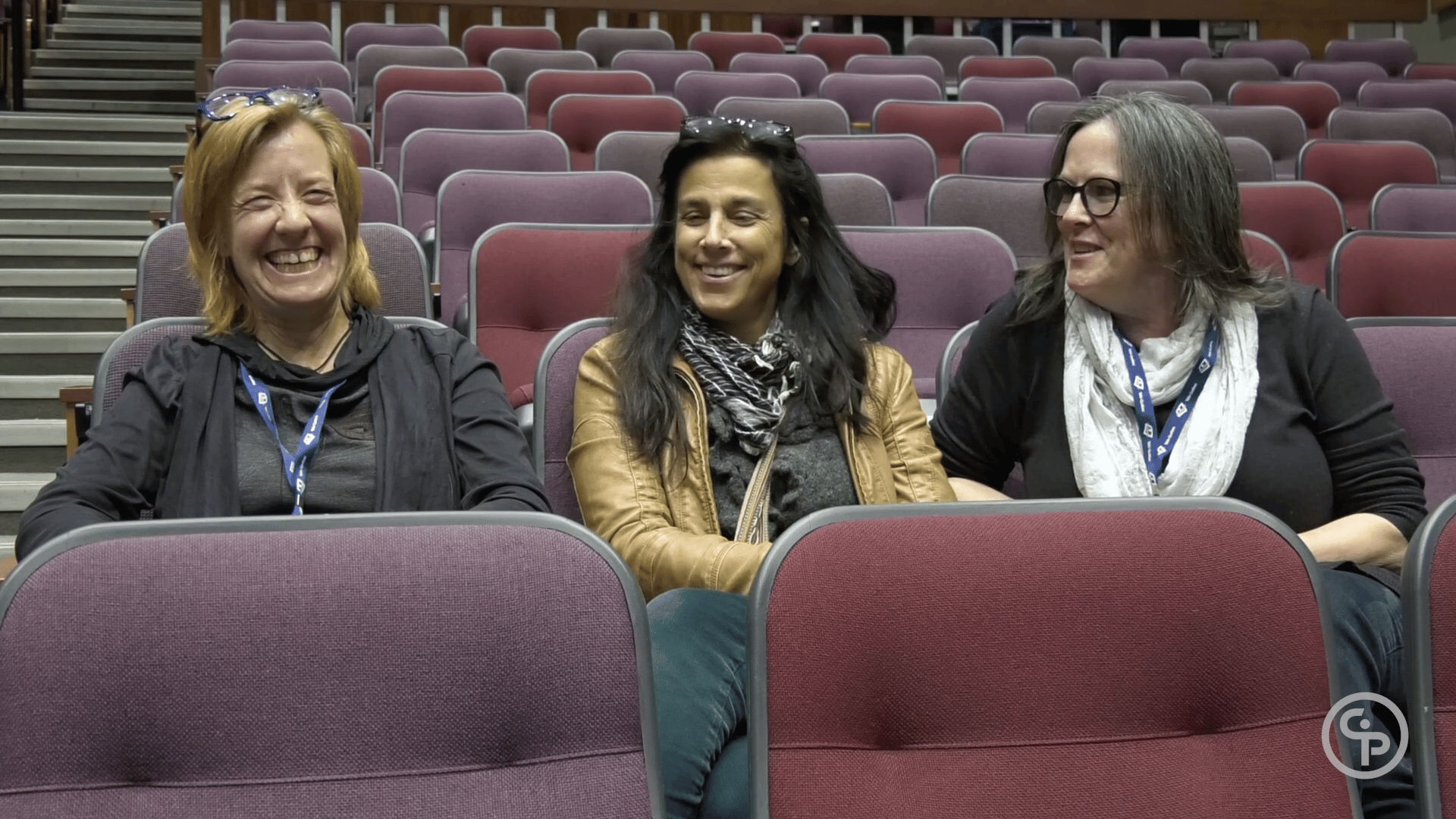 Ariella Pahlke, Nance Ackerman and Teresa MacInnes at Artist Talk for CONVICTION - November 15th 2019