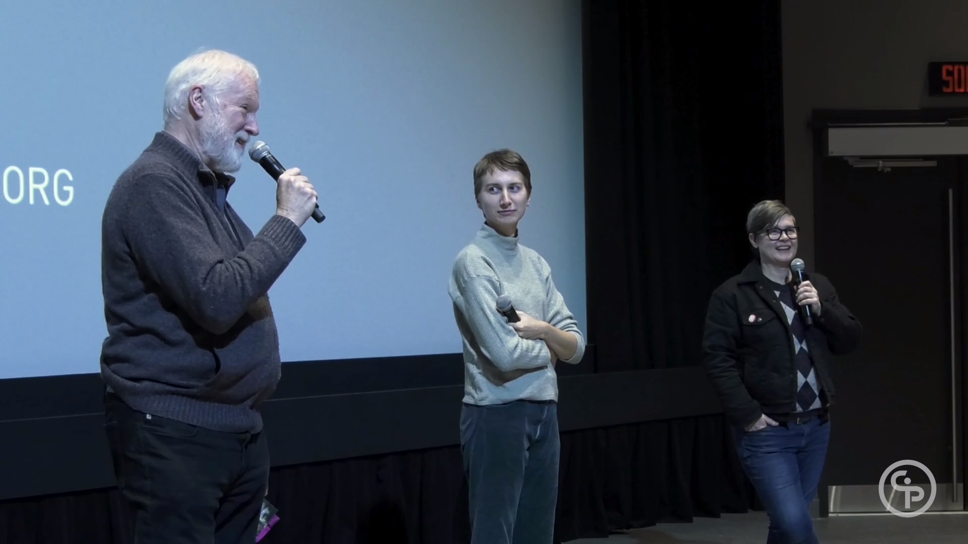 Still from Q&A with Ross Higgins and Dr Julie Podmore - THE ARCHIVETTES