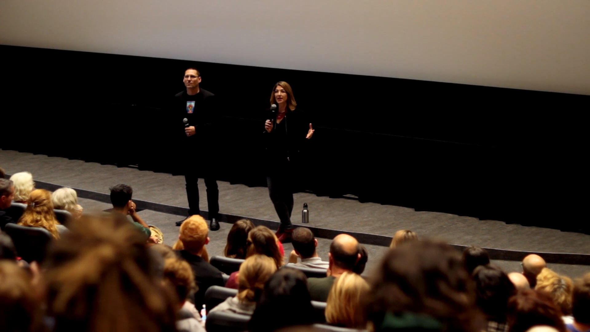 Still from Q&A with writer Naomi Klein and director Avi Lewis + introduction - THIS CHANGES EVERYTHING Montreal Premiere