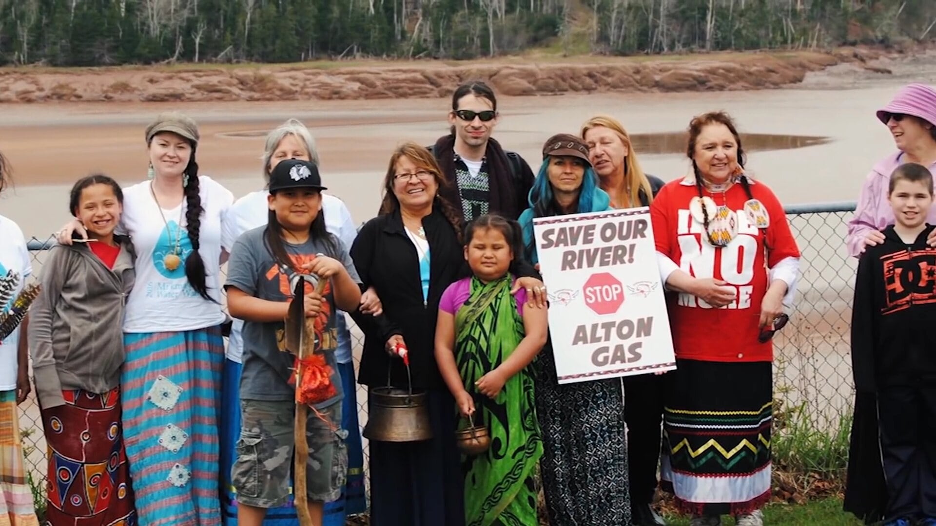 Still from Mi’kmaq Resistance: Defend the Sacred