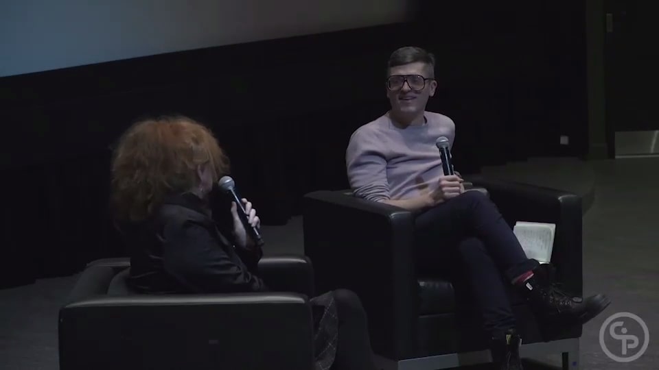 Still from Q&A with GB Jones - QUEERCORE and THE TROUBLEMAKERS