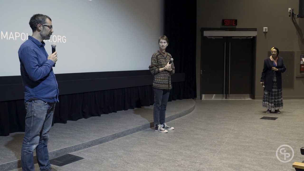 Still from Q&A with Ariel Nasr and Samaa Elibyari - THE LONG WAY HOME and THE VALLEY