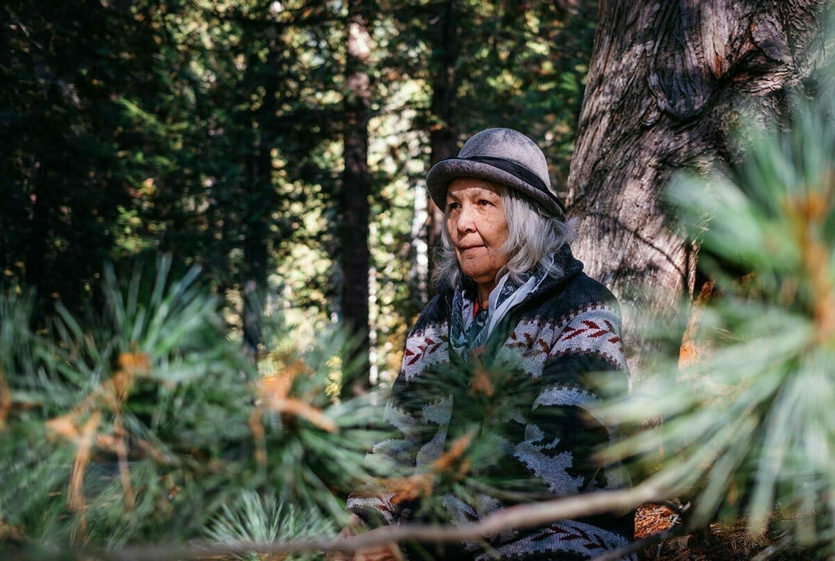 Sinixt matriarch Marilyn James. 